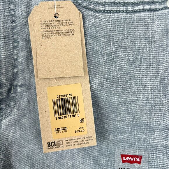 Levi's Mile High Super Skinny Women's Grey Jeans Size 8 Medium W29 L30 - Picture 5 of 8